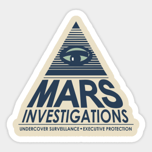 Mars Investigation Sticker